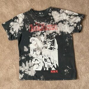 Inuyasha Tie-Dye Men's Tee unisex size S anime manga Japanese vintage